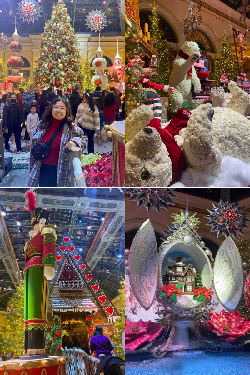 Christmas 2022 Display in Bellagio Conservatory & Botanical Gardens, Las Vegas
