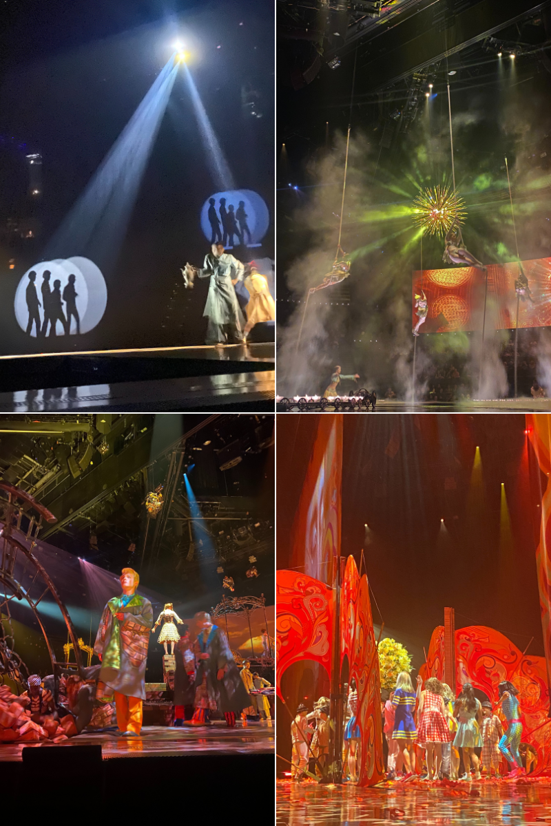 The Beatles LOVE show in Cirque Du Soleil in Las Vegas