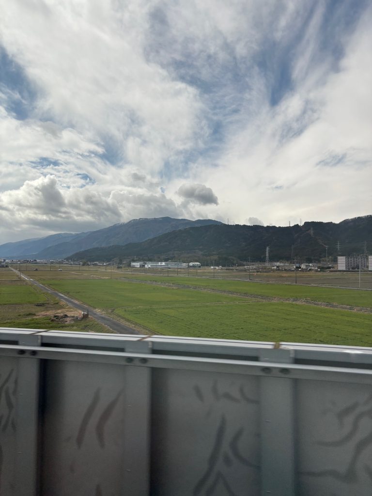Shinkansen views in Japan