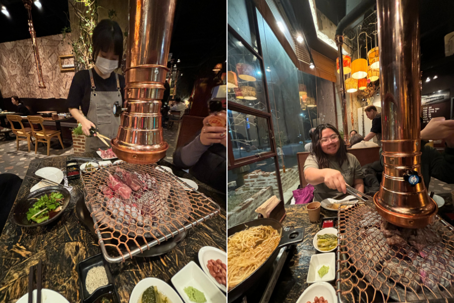 Korean BBQ in South Korea